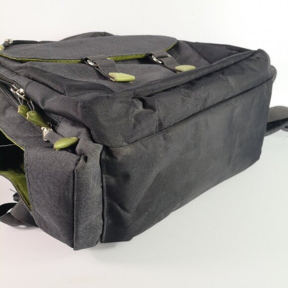 Eddie Bauer First Adventure Baby Diaper Bag Backpack Grey/Green w/changing mat - Picture 6 of 15